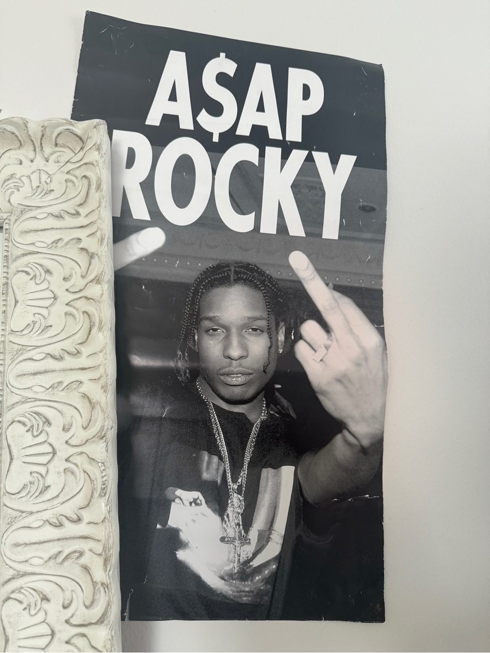 A$AP Rocky - Black & White Music Poster